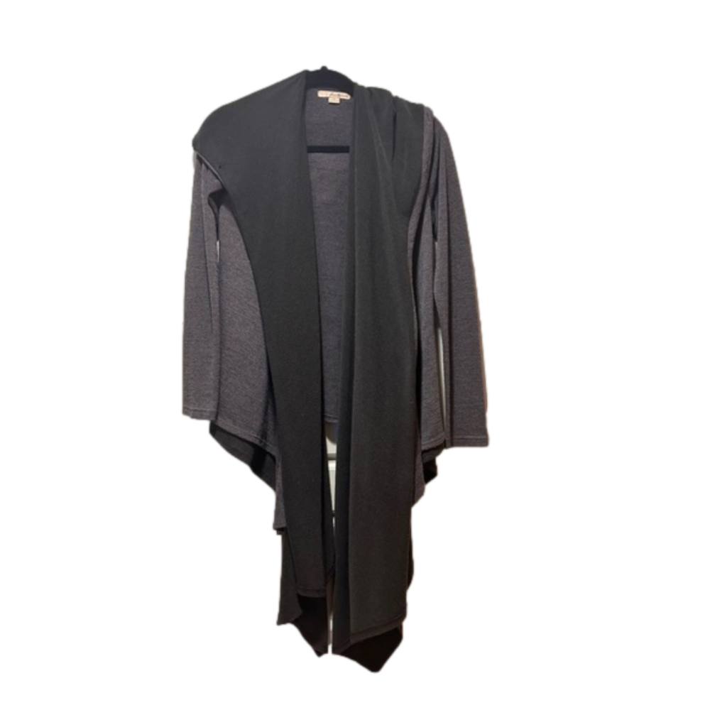 Draped Hooded Sweater | Size Small